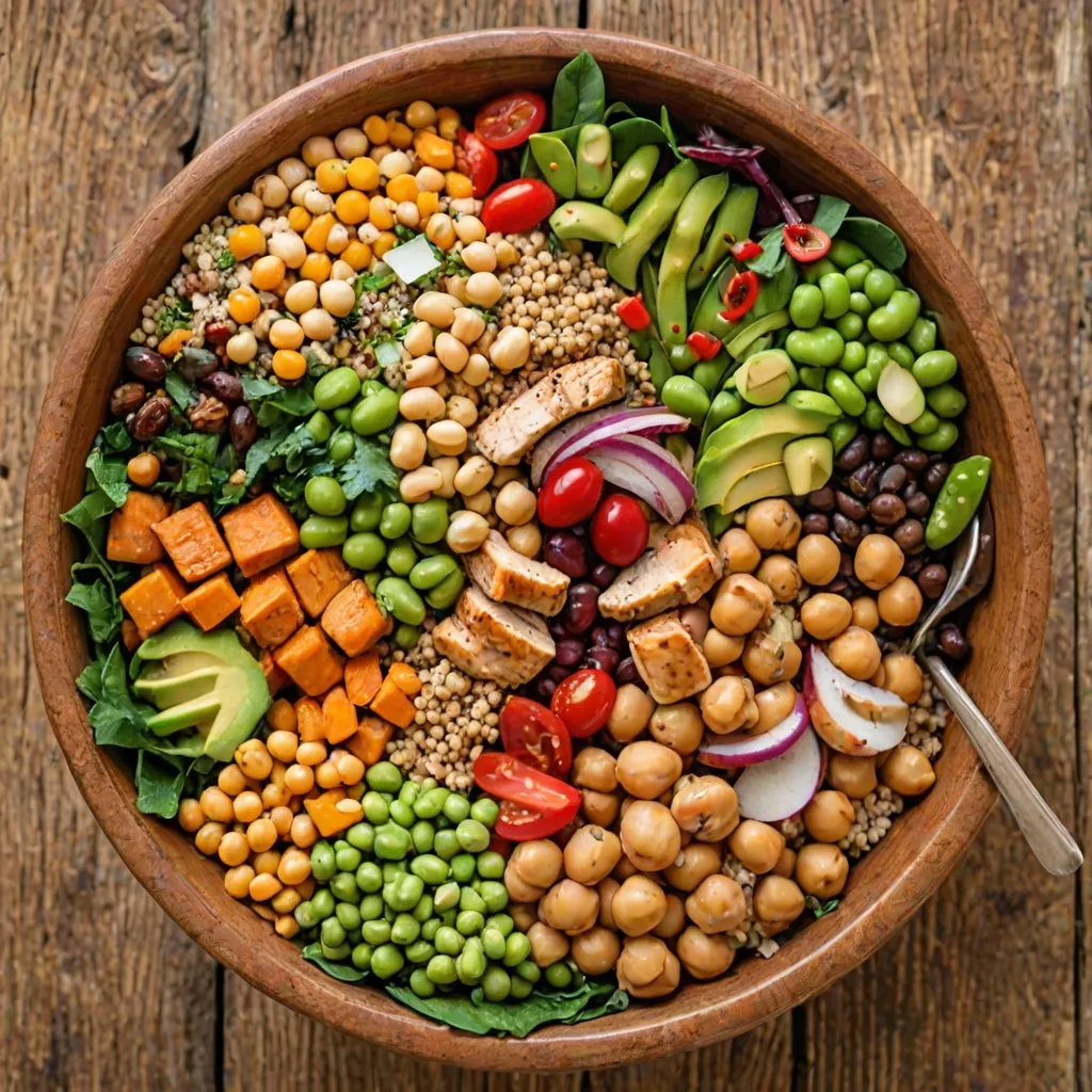 Jak komponować posiłki bogate w białko i błonnik