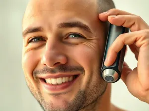 Kobieta za pomocą pęsety precyzyjnie nakłada magnetyczne rzęsy przed oświetlonym lustrem w profesjonalnym salonie kosmetycznym.